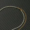 Choker Chokers Hip Hop Iced Out Tennis Necklace For Women Stainless Steel Heart Pendant 35 10cm Cubic Zircon Neck Chain Jewelry Chocker