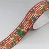 هدية التفاف Duwes 50 Yards Christmas مطبوعة Grosgrain Ribbon Accessory Headbow Decoration DIY Wholesale OEM D1660 231109