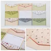 Gift Wrap Flowers Letter Paper Set Cartoon Envelope Valentine's Day Love Christmas Invitation Envelopes Writing Supplies