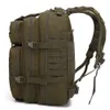 Backpacking Packs 50l stor kapacitet Man Army Tactical Ryggsäckar Militära attackpåsar utomhus 3P EDC Molle Pack för vandring camping jaktpåse 230410