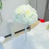 40cm 웨딩 장식 인공 꽃 흰색 모란 체리 키스 볼 발렌타인 데이 홈 테이블 센터 피스 장식