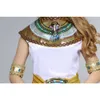 Theme Costume Umorden Adult Kids Egypt Nile Pharaoh Cleopatra Costume for Women Men Boys Girls Family Halloween Year Party Fancy Dress 230410