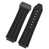 Assista Bandas Big Bucket Silicone Watch Strap 26mm * 19mm 25mm * 17mm Percebo à prova d'água de relógio de relógio masculino de cinta de borracha de borracha 230410