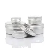 Bouteilles d'emballage en gros vide aluminium baume à lèvres conteneurs crème cosmétique pots étain artisanat pot bouteille 5 10 15 30 50 100G goutte livraison Dhwe8