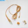 Mikrofone Tan Skin EW2-II Krawattenklammer Lavaliermikrofon für SK100 300 500 G3 G4 BeltPack Wireless System Microfone Zipper Box