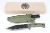 MR M32 Strong Survival Straight Knife 8Cr13Mov Stone Wash Drop Point Blade Full Tang GFN Handle Outdoor Tactical Knives with Kydex