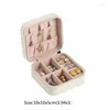 Storage Boxes Bins Pink Jewelry Organizer Box Ring Earrings Jewel Jewlery Juwellery Case Makeup Cosmetic Stand Wholesale Bk Access Dhnch