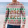 Erkek Hoodies Uzun Tunik Sweatshirt Hoodie Kış ve Sonbahar Günlük Kollu Noel Kar Tanesi Baskı Jumper Style Jogging Suit Seti