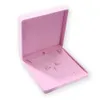 Boutons de manchette ensemble de bijoux de couleur rose boîte-cadeau 231110