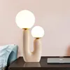 Lámparas de mesa, lámpara minimalista nórdica, luz de personalidad, dormitorio de lujo, estudio de cabecera, decoración de sala de estar, escritorio LED