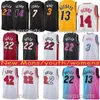 Mens Youth Miamis Heats Jimmy Butler Maglia da basket Dwyane Wade Tyler Herro Stitched City Shirt Edition bambini Ragazzi bambini Blu bianco Nero Jersey