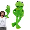 Puppets Kermit Frog Plush Hand Puppet Stuffed Animal Open Mouth Comet Frog Kids Hand Puppet Doll Boys Girls Toys Family Party Game Gifts 231109