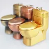 Lighters Creative Compact Toilet No Gas Lighter Key Chain Butane Smoke Inflated Bowl Bar Metal Funny Toys