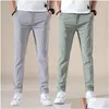 Pantalones para hombres Pantalones para hombre Primavera Verano Otoño Golf Alta Calidad Elasticidad Moda Casual Pantalones transpirables 230516 Drop Entrega Appar Dhgyx