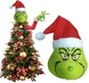 Crossborder New Grinch Mostro di Natale Peluche Mostro verde Bambola Ghirlanda Ornamenti Divertenti giocattoli di Natale Cute2662710