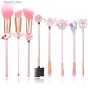 Makeup Brushes Cute Cardcaptor Sakura Makeup Brushes Set Outfit Pink Synthetic Hair Rose Brush Professional Artist Brush Tool Top Quality Q231110