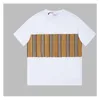 magliette Moda uomo Abbigliamento di alta qualità Manica corta Punk Lettera Stripe Uomo Donna Amanti T-shirt di lusso Skateboard 100% cotone camicia di design