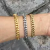 Мужской браслет Miss Jewelry Urban Jewelry из 18-каратного золота с кубинскими звеньями