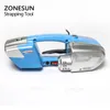 Zonesun Industrial Equipment Battery Tools Hand Hålls för PP PP Pet Packaging Strapping Seating Machine Plastbälte Batteriband Bredd 13-16mm JD16