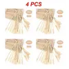 Tools 4PCS Camping Supplies High Quality Kebabs Sticks Bamboo Durable Mini Kitchen Accessories Stick Barbeque