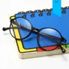 Rétro Enfants Plaine Lunettes Personnalité Ronde Cadre Net Classe Lunettes Enfants