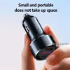 SUPER Snabb snabb laddning 38W Dual Ports USB C Car Charger Metal Alloy LED Display QC3.0 Car Chargers Power Adapter för iPhone 11 12 13 14 15 Samsung HTC B1