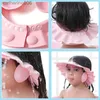 Cuffie da doccia per bambini Cappello da bagno Shampoo Cappello da doccia Eva Form Cuffie da bagno per bambini Cuffia per doccia regolabile per bambini all'ingrossoL231110