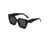 Designer óculos de sol óculos de sol attidute óculos clássico contraído sombra óculos de sol quadros preto branco óculos de sol de verão