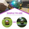 Stainless Steel Garden Balls Ornaments Glass Metal Gazing Mirror Anti-wide Ball Large Grave Decorations