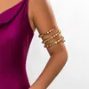 Armreif Imitation Perle/Kunststoff Perlen Oberarm Armbänder Armreifen Für Frauen Elegante Sommer Schmuck Zubehör 2023 Mode Weibliche Geschenk