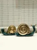 Figurki dekoracyjne w stylu europejskim lekkie luksusowe ślimaki ceramiczne ozdoby domowe sypialnia studiowanie pokoju mech