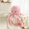 Andere feestelijke feestbenodigdheden 4080 cm mooie simatie octopus hanger pluche knuffel speelgoed zacht dieren thuis accessoires schattig poppen kind dhw63