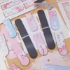 Cherry Blossom Bookmark Cute Girl Heart Creative Double Sided Magnet Metal Stationery Korean