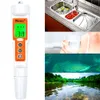 Digitale pH-tester Meter Proteerbare pH-testers Pen-type Durometer Acididity Meter Ph-detector Monitor CT-6021A Aquariumbereik 0-14