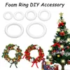 Juldekorationer One Polystyrene Foam Earring Ring Diy Childrens Colored Wedding Party Flower Decoration 231110