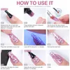 Acrylic Powders Liquids Poly Nail Gel Full Set With 6W LED Lamp For Beginner Tips Art 3D Design Decoration Manicure Tools Kit 231110