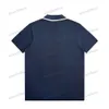 Xinxinbuy Men Designer Tee T Shirt 23ss Paris Jacquard Kieszczonowy Kieszonkowy Bawełna Kobiety Czarny niebieski szary zielony s-2xl