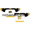 Weng Go Cheap Personalizado 1981 82-1986 87 OHL Mens Womens Kids Preto Branco Amarelo Stiched North Centennials Ontario Hockey League Jerseys