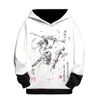 Sweats à capuche pour hommes Hommes Femmes Printemps Automne Anime Kabaneri du fer Sweat à capuche Lavage à l'encre Peinture Tops décontractés