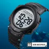 Polshorloges skmei outdoor sport horloge 100m waterdichte digitale mannen mode led licht stopwatch pols herenklok reloj hombre 230410