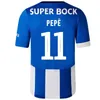23 24 Pepe FC Veron fans Portos Home Soccer Jersey 2023 2024 Luis Diaz Matheus Football Shirt Campeoes Pepe Mehdi 3rd Men Kid Kits Oliveira Mehdi Evanilson Costa Galenoo