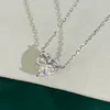 GRAFE necklace for woman designer Peach Heart Cut Diamond jewelry official reproductions 925 silver European size gift for girlfriend with box 018