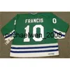 KOB WENG 2018 Custom Ron Francis 1989 Men Women Youth CCM Vintage Hockey Jersey målvakt Stitched Top-kvalitet Alla namn Anal An något nummer