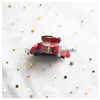 Hair Clips & Barrettes Fashion Classic Case Grain Butterfly Hair Clips For Women Cloth Art Crab Claw Clip Girl Ponytail Hold Dhgarden Dhhoy