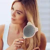 バスアクセサリーセットエアクッションヘアブラシデタングラーコーム女性用ヘアブラシをマッサージボールピンと快適にマッサージします