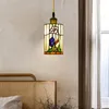 Pendant Lamps Tiffany Chandelier Stained Glass Creative Art Lamp Restaurant Bar Staircase Aisle Bedroom Bedside