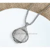Box-Kette Designer-Luxus-Halsketten Dy-Halskette mit Anhänger aus vollständig kubischem Zirkonia Iced Out verschlungene Schleifen Design personalisiert für Damen Schmuckzubehör