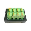 Freeshipping PLC terminal block module sensor 3 wire 8 bit input and output DIN rail spring wiring LED Xcqfr