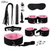 Cockring Nylon Prodotti esotici del sesso per adulti Giochi Bondage Gear Kit BDSM Manette Giocattoli Whip Gag Tail Plug Accessori donna 230411