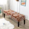 Chair Covers Home Long Chairs Cover Stretch Dining Room Slipcover Bedside Fitness Bench Stool Elastic Bedroom Living